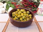 Olives dénoyautées Variété Nocellara produits italiens